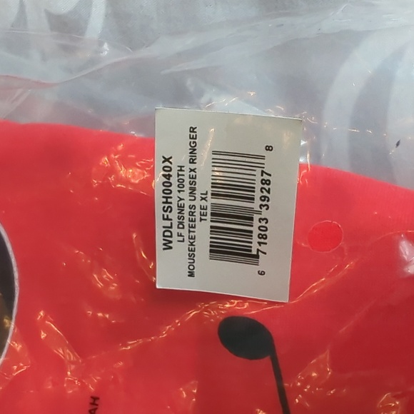 Disney Unisex Mickey Mouse Mouseketeers Ringer T-shirt - Picture 6 of 8